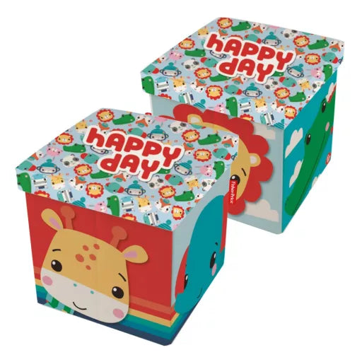 Box de rangement Fisher-Price Happy Day – 30 × 30 × 30 cm