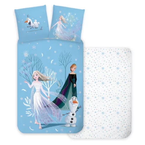 ENSEMBLE DE LITERIE 140X200 CM, 70X90 CM REINE DES NEIGES