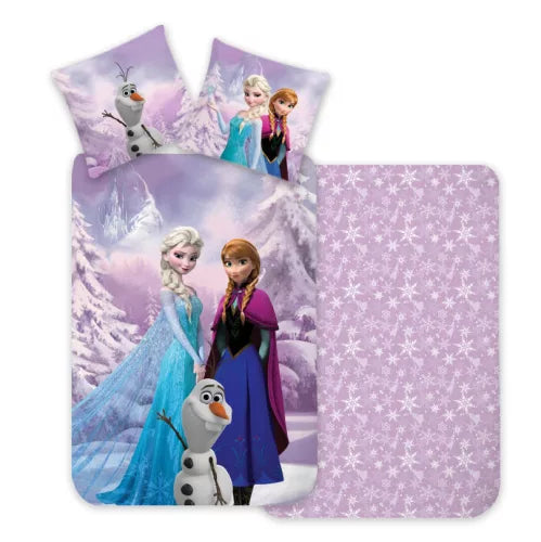 ENSEMBLE DE LITERIE 100X140 CM, 40X45 CM REINE DES NEIGES