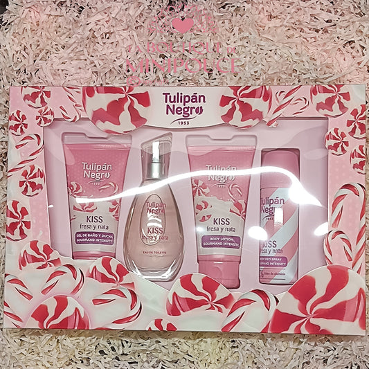 COFFRET GOURMAND TULIPAN NEGRO FRAISE CHANTILLY