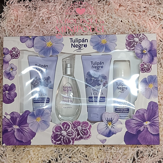 COFFRET GOURMAND TULIPAN NEGRO VIOLETTE DOUCE