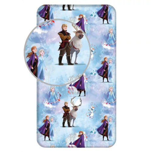 DRAP HOUSSE 90X200 CM REINE DES NEIGES
