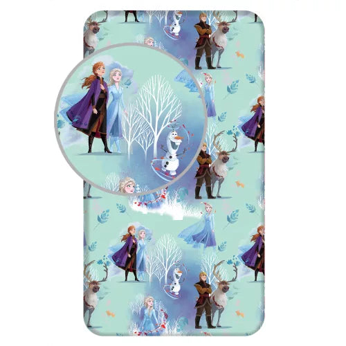 DRAP HOUSSE 90X200 CM REINE DES NEIGES