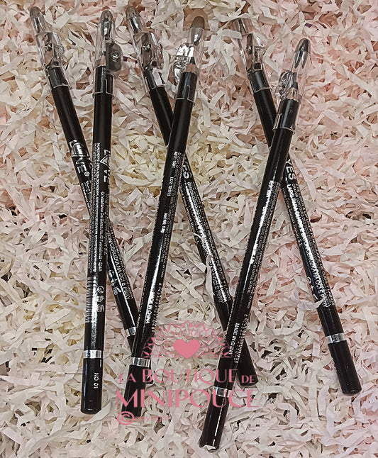 CRAYON + TAILLE CRAYON YES LOVE NOIR 1001 ( LÈVRES ET YEUX )