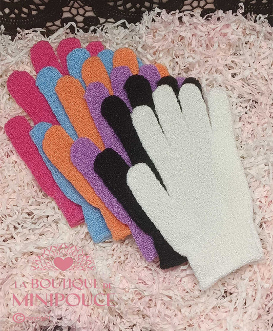 Gants de gommage