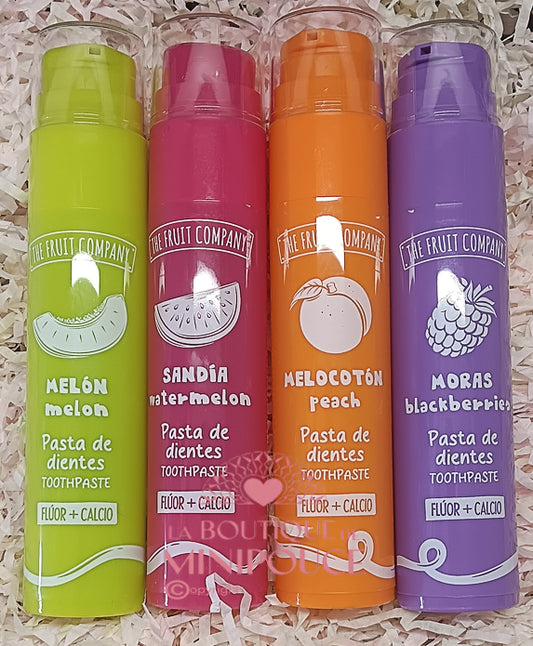 DENTIFRICE FLUOR ET CALCIUM THE FRUIT COMPANY ( PLUSIEUR SENTEUR )
