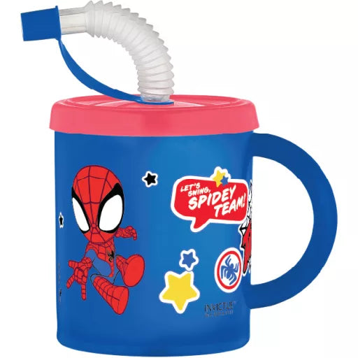 Tasse enfant Spider-Man Spidey avec paille – 210 ml