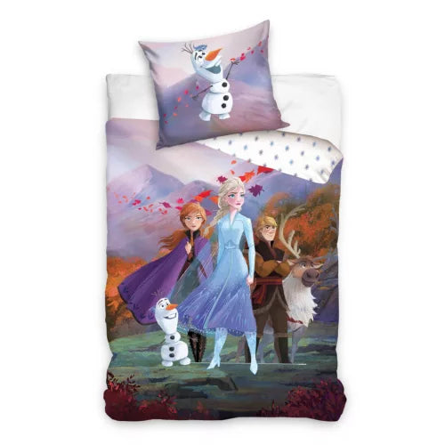 ENSEMBLE DE LITERIE 140X200 CM, 70X90 CM REINE DES NEIGES