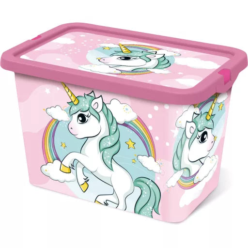 Box de rangement en plastique Licorne Range – 7 L