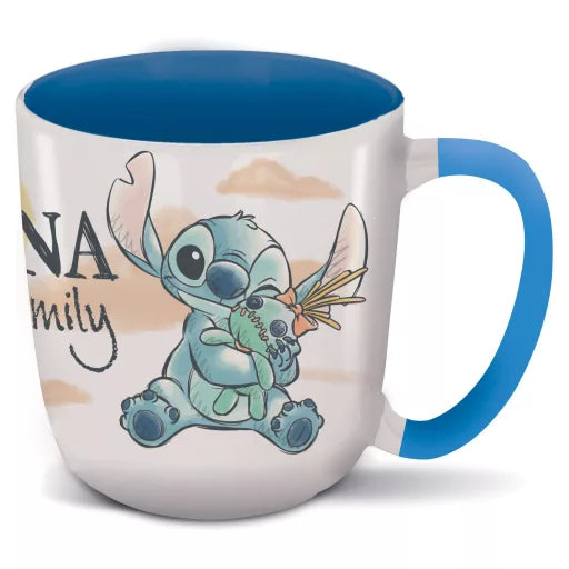 Mug en porcelaine Disney Lilo & Stitch Ohana Elite avec boîte cadeau – 400 ml