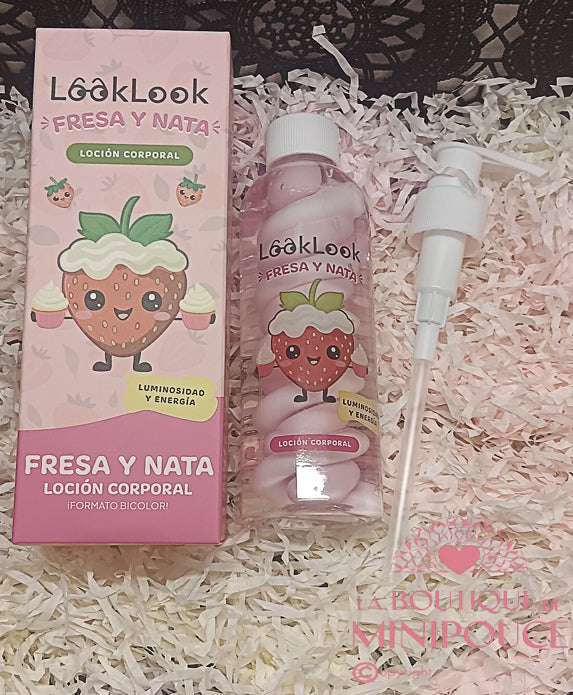 LAIT CORPS FRAISE ET CRÈME LUMINOSITÉ ET ÉNERGIE 200ML