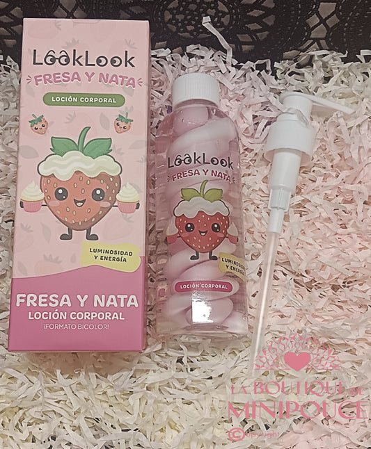 LAIT CORPS FRAISE ET CRÈME LUMINOSITÉ ET ÉNERGIE 200ML