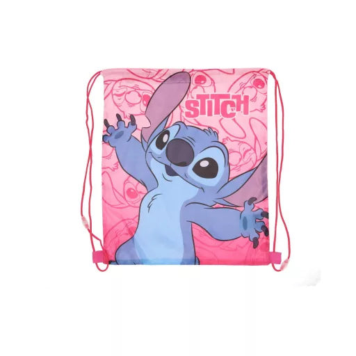 Sac de gym Stitch Pink Planet 40 cm