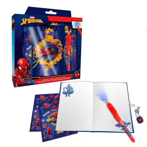 Spider-Man Web-Slinger journal intime avec stylo magique