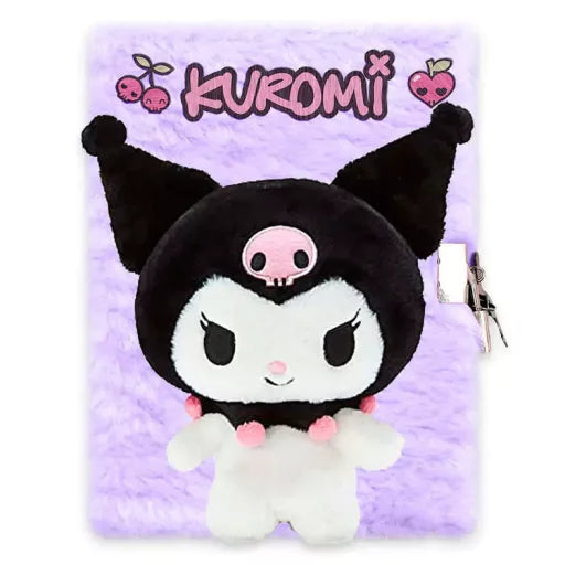 Hello Kitty Kuromi journal intime peluche 3D A5 avec cadenas