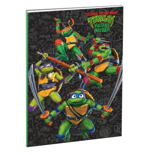 Tortues Ninja Power B5 cahier ligné, 40 feuilles