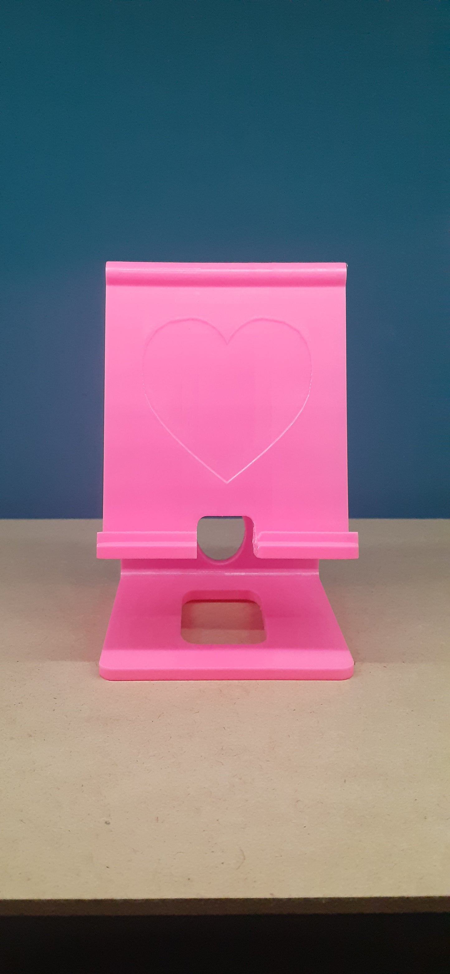 Support téléphone Cœur – Élégant et personnalisable