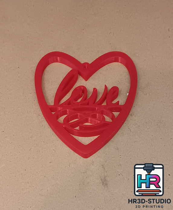 Ornement Cœur Saint-Valentin – Décoration romantique