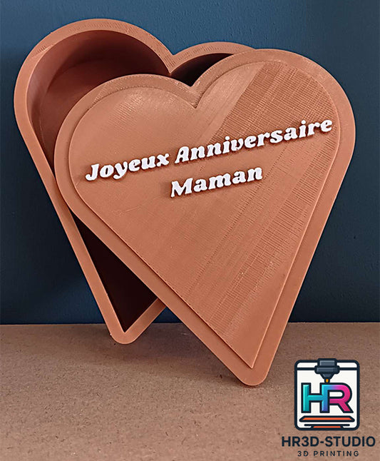 Box Anniversaire personnalisable – Impression 3D