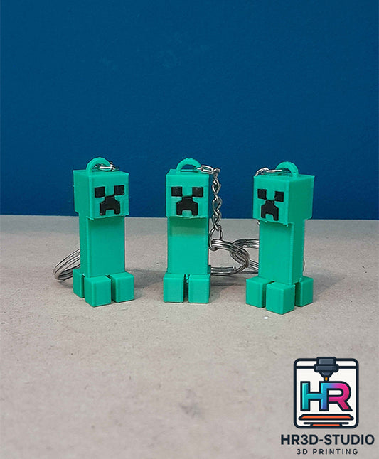 Porte-Clé Creeper – Style Minecraft