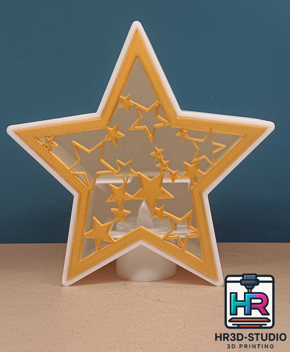 Décoration de Noël Lumineuse – Impression 3D artisanale