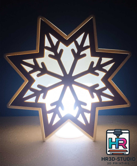 Décoration de Noël Lumineuse – Impression 3D artisanale