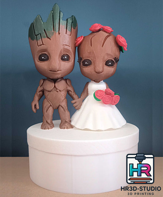 Boîte – Groot Mariée  – Impression 3D artisanale