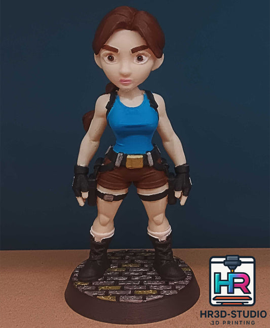 Figurine Lara Croft (Peint à la main)
