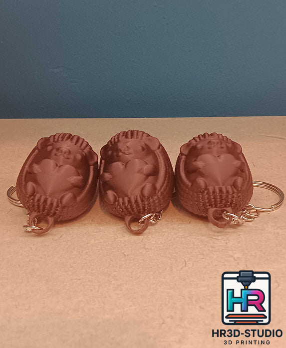 Porte-clé Hérisson – Impression 3D