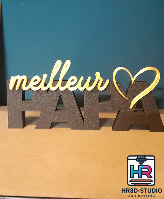 Décoration Fête des Pères – "Meilleur Papa"