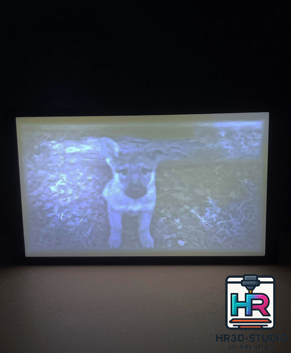Light Box Photo Lithophane – Impression 3D personnalisée