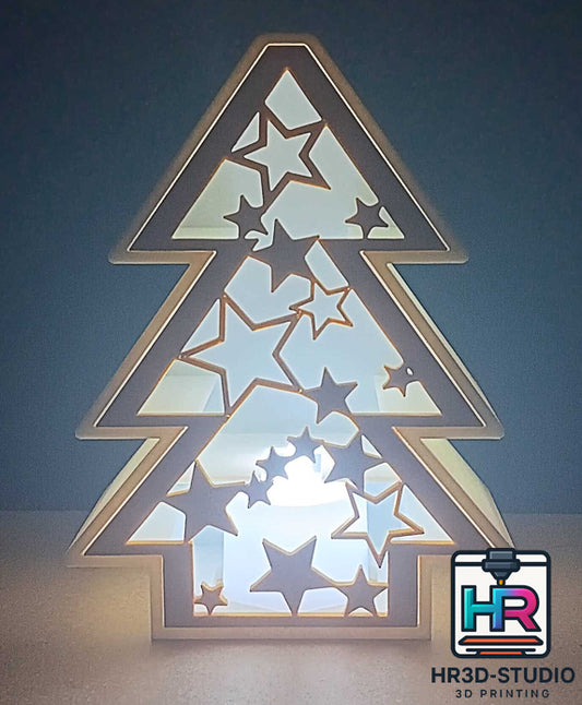 Décoration de Noël Lumineuse – Impression 3D artisanale