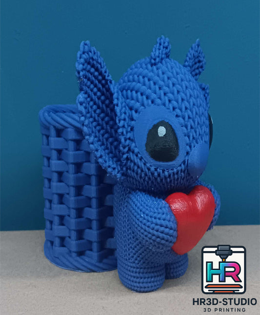 Porte-crayon Stitch