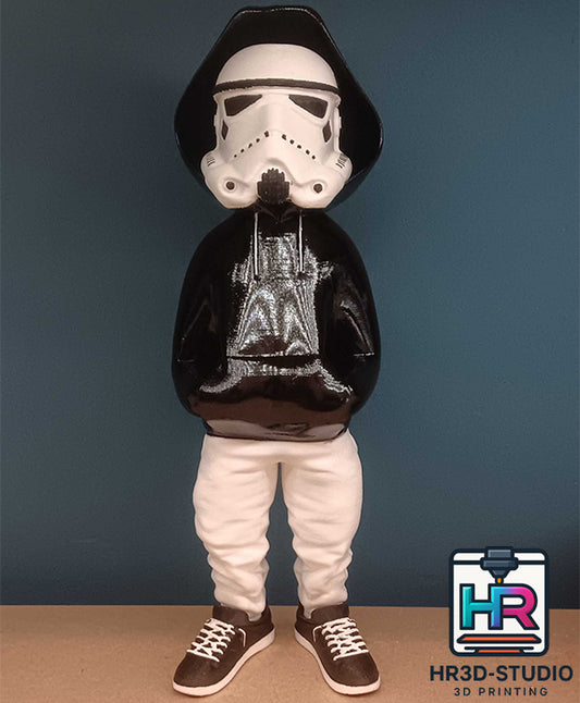 Urban Vibes Stormtrooper – Figurine 3D peinte à la main