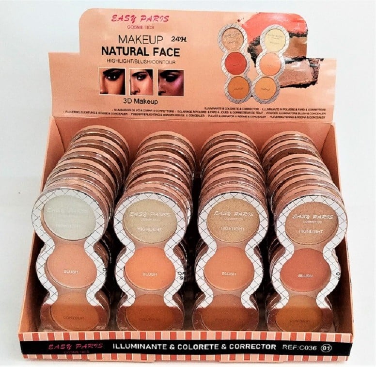 ILLUMINATEUR + BLUSH + CORRECTEUR 3D 24H