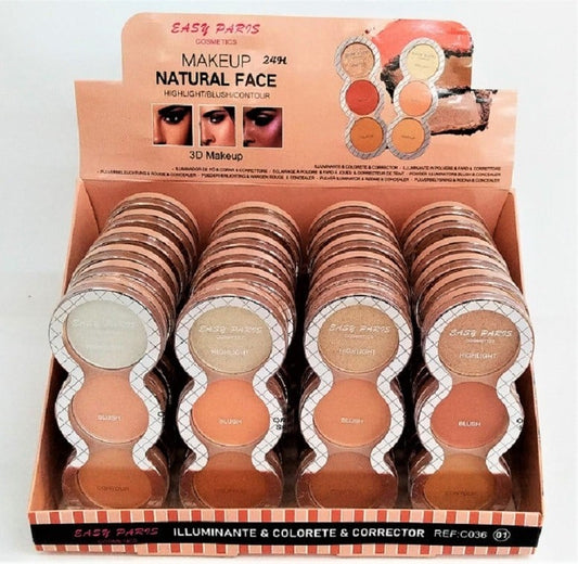 ILLUMINATEUR + BLUSH + CORRECTEUR 3D 24H