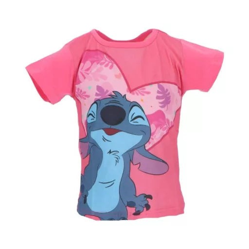 T-shirt enfant Disney Lilo & Stitch Fun rose – 3 ans / 98 cm