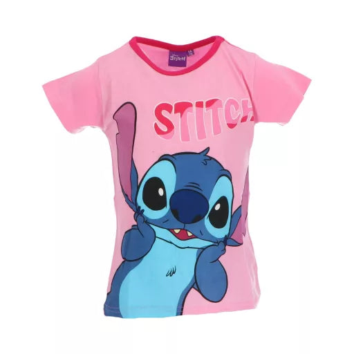 T-shirt enfant Disney Lilo & Stitch Surpris rose clair – 3 ans / 98 cm
