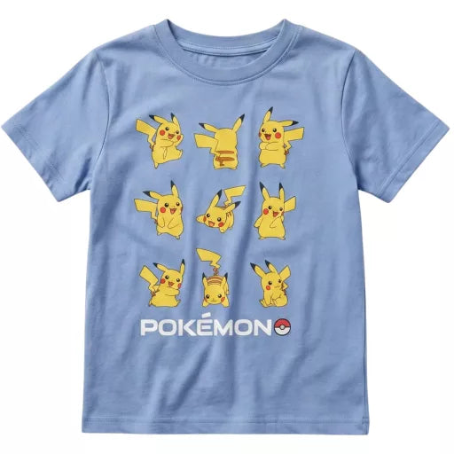 T-shirt enfant Pokémon Fun Squad bleu clair – 3 ans / 98 cm