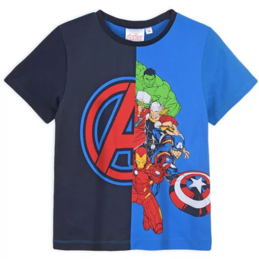 T-shirt enfant Avengers Team bleu