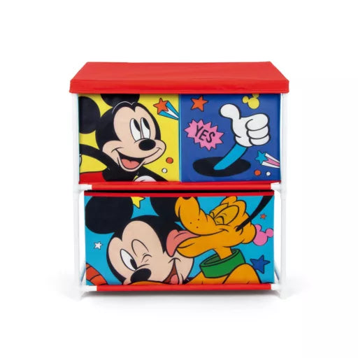 Meuble de rangement Disney Mickey Pluto – 3 compartiments, 53 × 30 × 60 cm