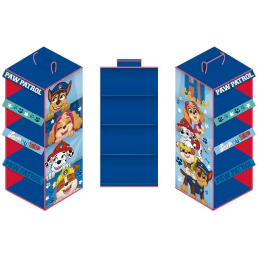 Organisateur de placard suspendu Pat' Patrouille – 4 compartiments