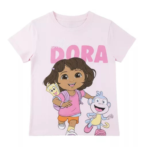 T-shirt enfant Dora l’exploratrice En route – 3 à 6 ans / 98 à 116 cm