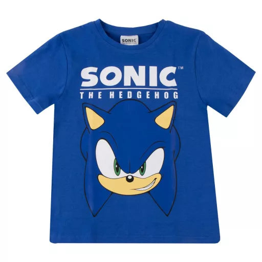 T-shirt enfant Sonic the Hedgehog tête bleue