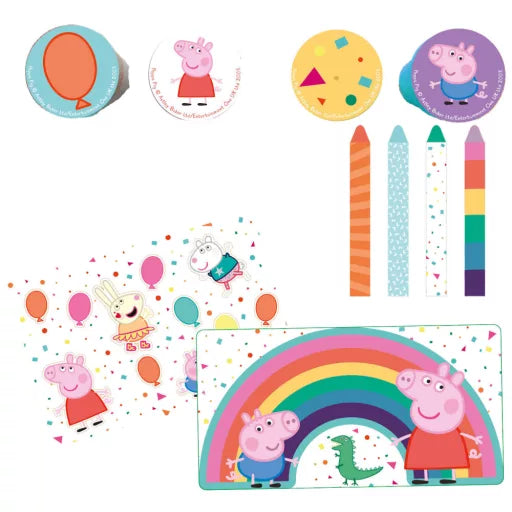 Set de papeterie Peppa Pig Confetti, 16 pièces