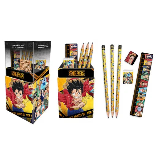 Set de bureau One Piece avec pot à crayons