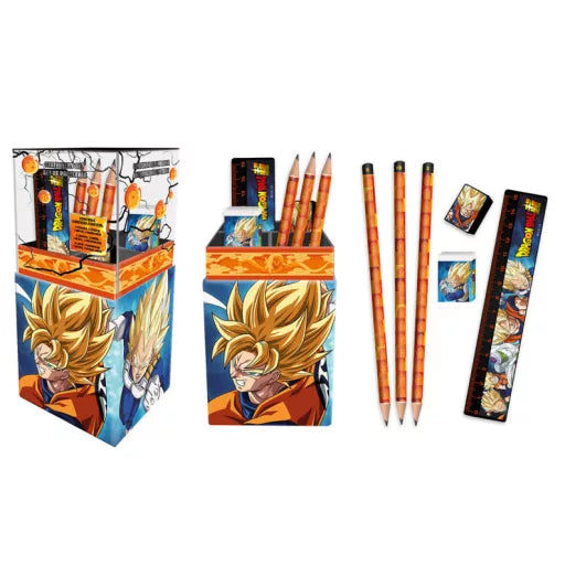Set de bureau Dragon Ball avec pot à crayons