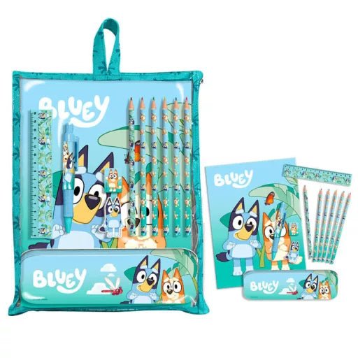 Set de papeterie Bluey Life avec support