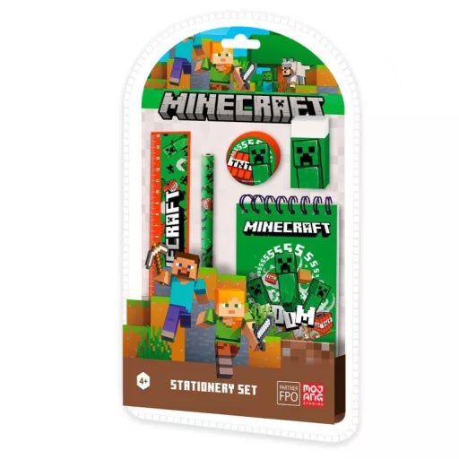 Set de papeterie Minecraft Boom, 5 pièces