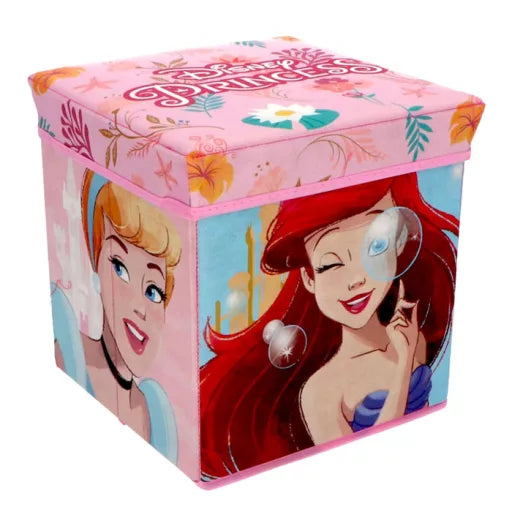 Box de rangement Princesses Disney – 30 × 30 × 30 cm